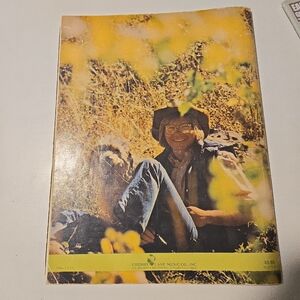 Vintage Music Book with Yellow Floral Cover Sold